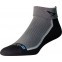 DryMax Trail Run 1/4 Crew w/ Turndown Socks Gray/Black