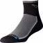DryMax Trail Run 1/4 Crew w/ Turndown Socks Gray/Black